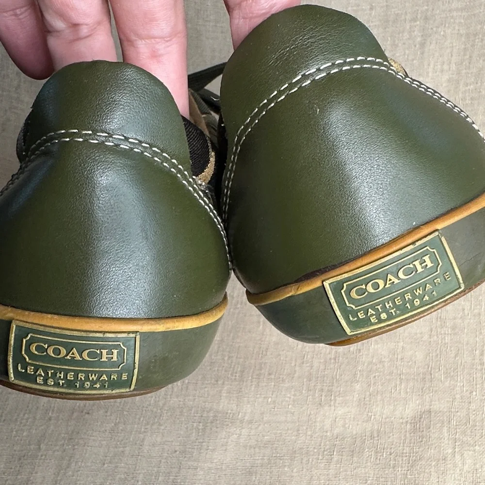 Coach Barrett Sneakers Olive Green